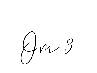 How to make Om 3 name signature. Use Allison_Script style for creating short signs online. This is the latest handwritten sign. Om 3 signature style 2 images and pictures png