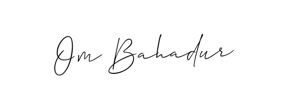 Once you've used our free online signature maker to create your best signature Allison_Script style, it's time to enjoy all of the benefits that Om Bahadur name signing documents. Om Bahadur signature style 2 images and pictures png
