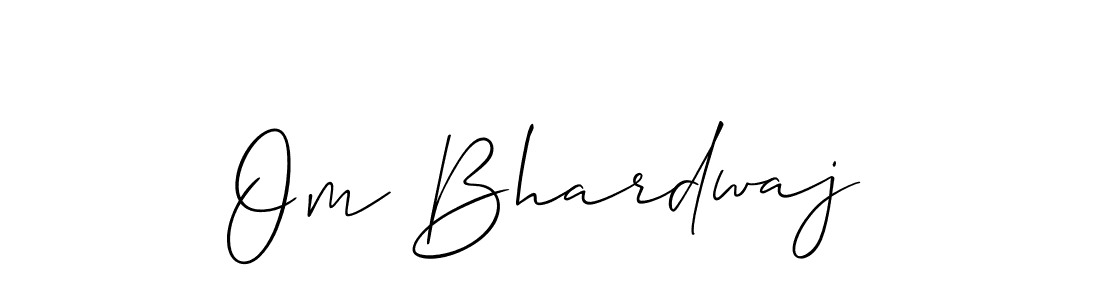 Similarly Allison_Script is the best handwritten signature design. Signature creator online .You can use it as an online autograph creator for name Om Bhardwaj. Om Bhardwaj signature style 2 images and pictures png