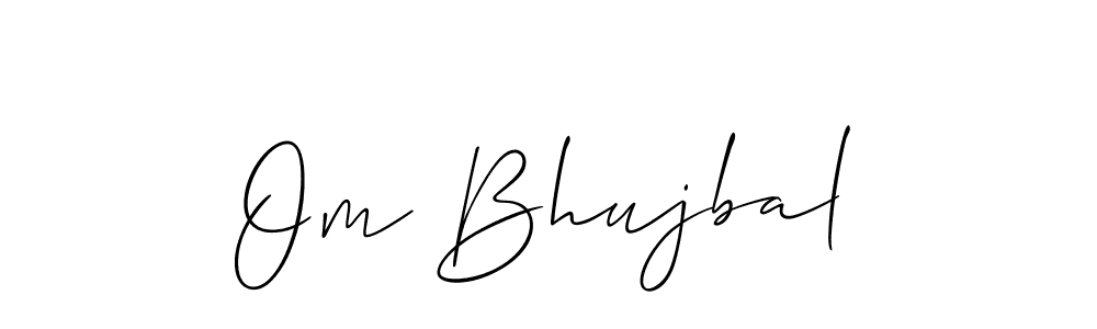 The best way (Allison_Script) to make a short signature is to pick only two or three words in your name. The name Om Bhujbal include a total of six letters. For converting this name. Om Bhujbal signature style 2 images and pictures png