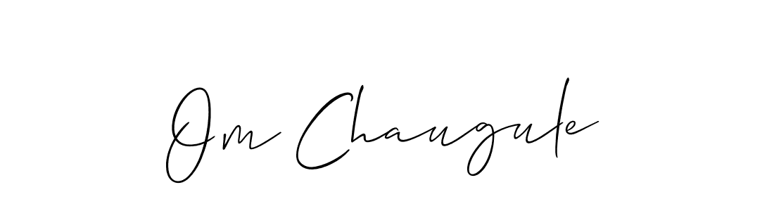 You should practise on your own different ways (Allison_Script) to write your name (Om Chaugule) in signature. don't let someone else do it for you. Om Chaugule signature style 2 images and pictures png