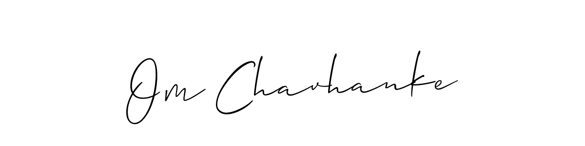 It looks lik you need a new signature style for name Om Chavhanke. Design unique handwritten (Allison_Script) signature with our free signature maker in just a few clicks. Om Chavhanke signature style 2 images and pictures png