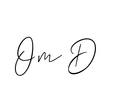 Use a signature maker to create a handwritten signature online. With this signature software, you can design (Allison_Script) your own signature for name Om D. Om D signature style 2 images and pictures png