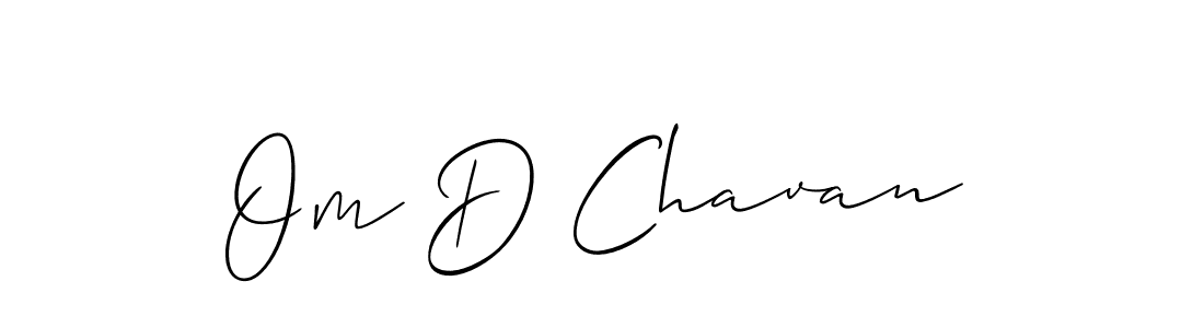 It looks lik you need a new signature style for name Om D Chavan. Design unique handwritten (Allison_Script) signature with our free signature maker in just a few clicks. Om D Chavan signature style 2 images and pictures png
