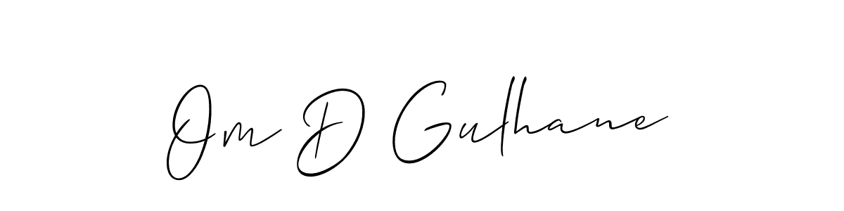 Once you've used our free online signature maker to create your best signature Allison_Script style, it's time to enjoy all of the benefits that Om D Gulhane name signing documents. Om D Gulhane signature style 2 images and pictures png