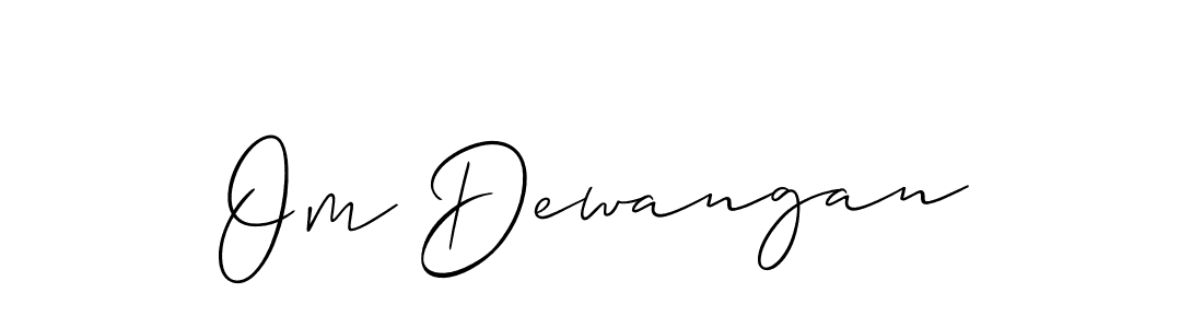 Make a beautiful signature design for name Om Dewangan. Use this online signature maker to create a handwritten signature for free. Om Dewangan signature style 2 images and pictures png