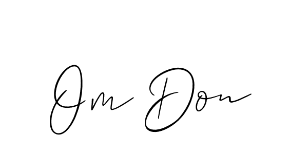 Here are the top 10 professional signature styles for the name Om Don. These are the best autograph styles you can use for your name. Om Don signature style 2 images and pictures png