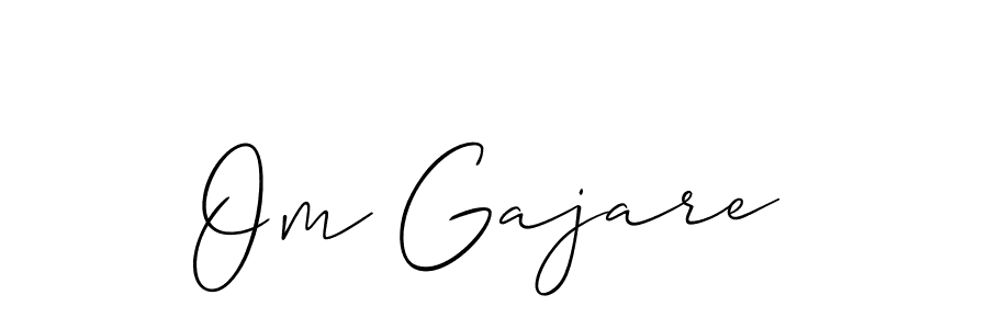 It looks lik you need a new signature style for name Om Gajare. Design unique handwritten (Allison_Script) signature with our free signature maker in just a few clicks. Om Gajare signature style 2 images and pictures png