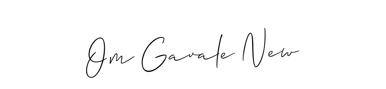 How to Draw Om Gavale New signature style? Allison_Script is a latest design signature styles for name Om Gavale New. Om Gavale New signature style 2 images and pictures png