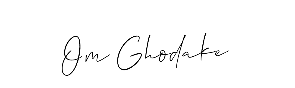 Best and Professional Signature Style for Om Ghodake. Allison_Script Best Signature Style Collection. Om Ghodake signature style 2 images and pictures png