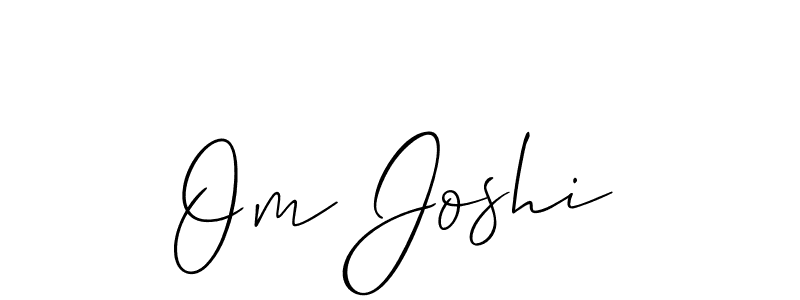 Best and Professional Signature Style for Om Joshi. Allison_Script Best Signature Style Collection. Om Joshi signature style 2 images and pictures png