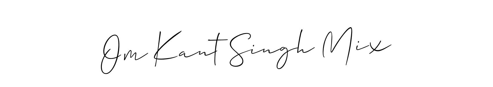How to Draw Om Kant Singh Mix signature style? Allison_Script is a latest design signature styles for name Om Kant Singh Mix. Om Kant Singh Mix signature style 2 images and pictures png