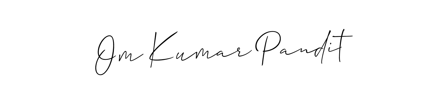 Make a beautiful signature design for name Om Kumar Pandit. Use this online signature maker to create a handwritten signature for free. Om Kumar Pandit signature style 2 images and pictures png