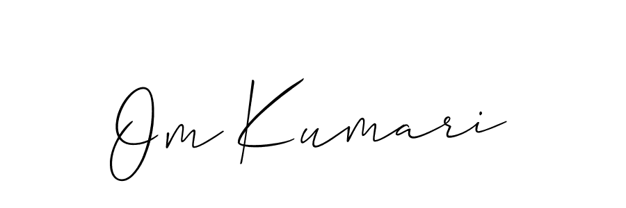 It looks lik you need a new signature style for name Om Kumari. Design unique handwritten (Allison_Script) signature with our free signature maker in just a few clicks. Om Kumari signature style 2 images and pictures png