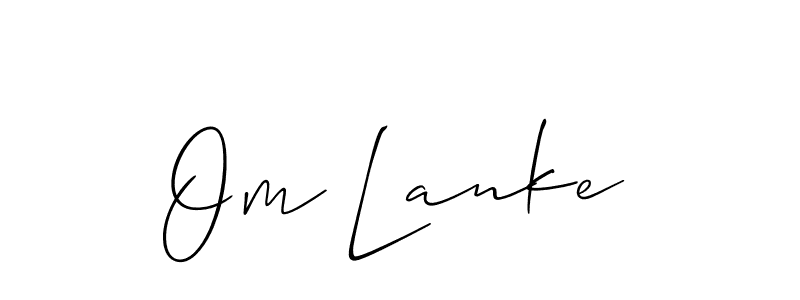 Once you've used our free online signature maker to create your best signature Allison_Script style, it's time to enjoy all of the benefits that Om Lanke name signing documents. Om Lanke signature style 2 images and pictures png