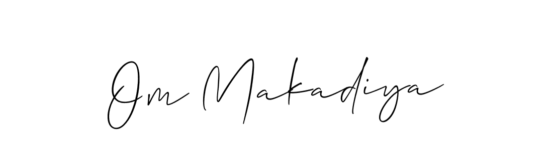 See photos of Om Makadiya official signature by Spectra . Check more albums & portfolios. Read reviews & check more about Allison_Script font. Om Makadiya signature style 2 images and pictures png