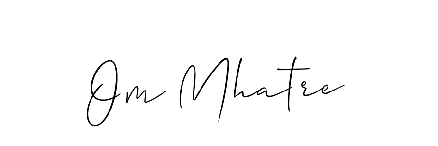 Once you've used our free online signature maker to create your best signature Allison_Script style, it's time to enjoy all of the benefits that Om Mhatre name signing documents. Om Mhatre signature style 2 images and pictures png