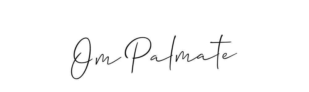 You can use this online signature creator to create a handwritten signature for the name Om Palmate. This is the best online autograph maker. Om Palmate signature style 2 images and pictures png