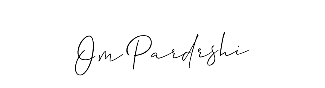 Make a beautiful signature design for name Om Pardrshi. Use this online signature maker to create a handwritten signature for free. Om Pardrshi signature style 2 images and pictures png