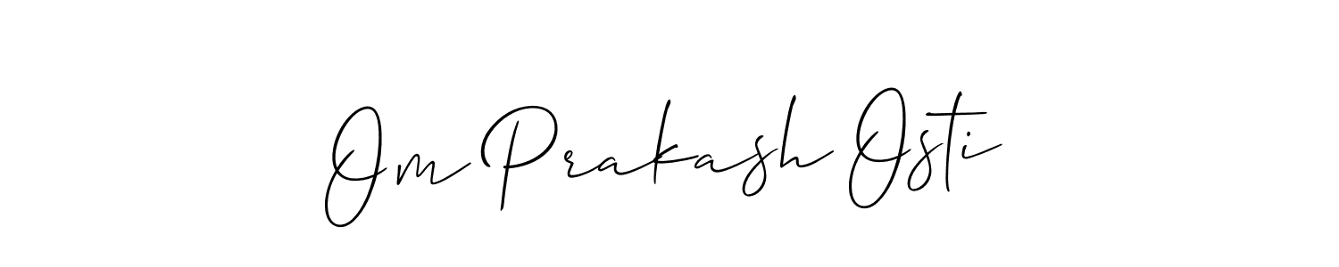 How to Draw Om Prakash Osti signature style? Allison_Script is a latest design signature styles for name Om Prakash Osti. Om Prakash Osti signature style 2 images and pictures png