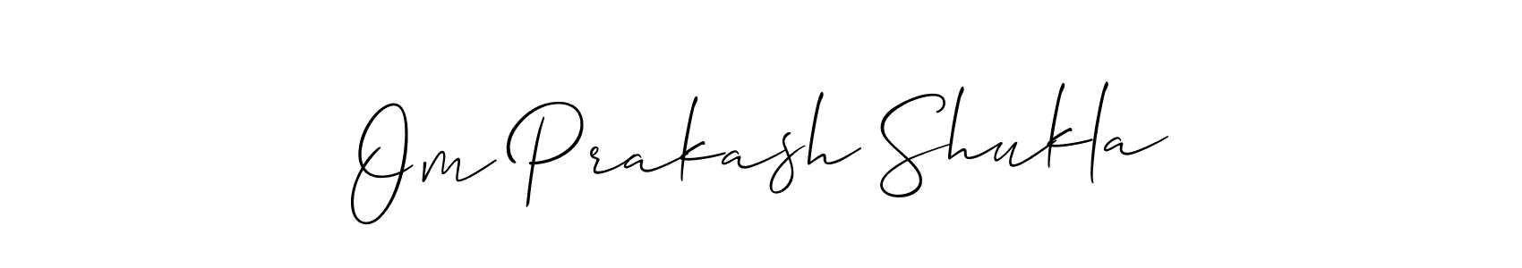 Make a beautiful signature design for name Om Prakash Shukla. Use this online signature maker to create a handwritten signature for free. Om Prakash Shukla signature style 2 images and pictures png