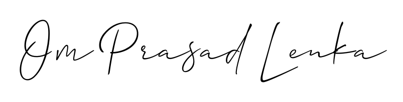 Transform the name Om Prasad Lenka into a signature masterpiece using Allison_Script font. Ideal for photographers, artists, and creators looking for watermarks. Om Prasad Lenka signature style 2 images and pictures png
