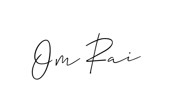 if you are searching for the best signature style for your name Om Rai. so please give up your signature search. here we have designed multiple signature styles  using Allison_Script. Om Rai signature style 2 images and pictures png