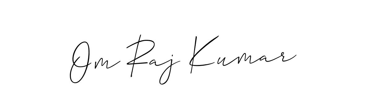 You should practise on your own different ways (Allison_Script) to write your name (Om Raj Kumar) in signature. don't let someone else do it for you. Om Raj Kumar signature style 2 images and pictures png