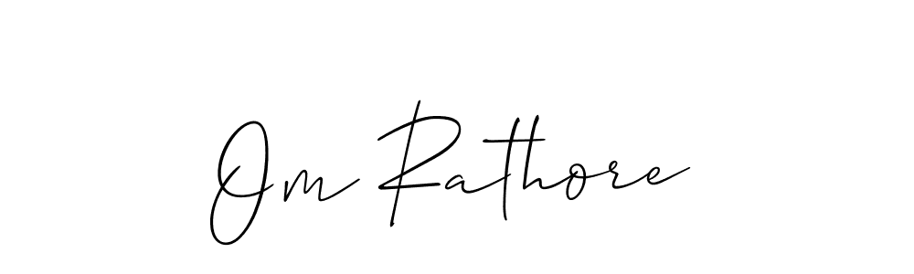 How to Draw Om Rathore signature style? Allison_Script is a latest design signature styles for name Om Rathore. Om Rathore signature style 2 images and pictures png