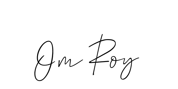 Design your own signature with our free online signature maker. With this signature software, you can create a handwritten (Allison_Script) signature for name Om Roy. Om Roy signature style 2 images and pictures png