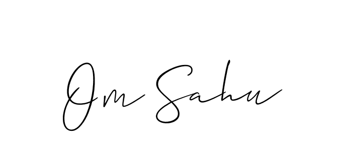 Once you've used our free online signature maker to create your best signature Allison_Script style, it's time to enjoy all of the benefits that Om Sahu name signing documents. Om Sahu signature style 2 images and pictures png