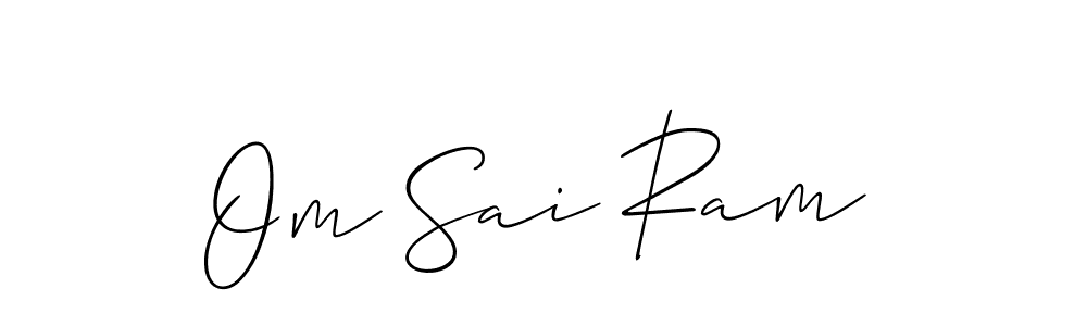 Make a beautiful signature design for name Om Sai Ram. Use this online signature maker to create a handwritten signature for free. Om Sai Ram signature style 2 images and pictures png