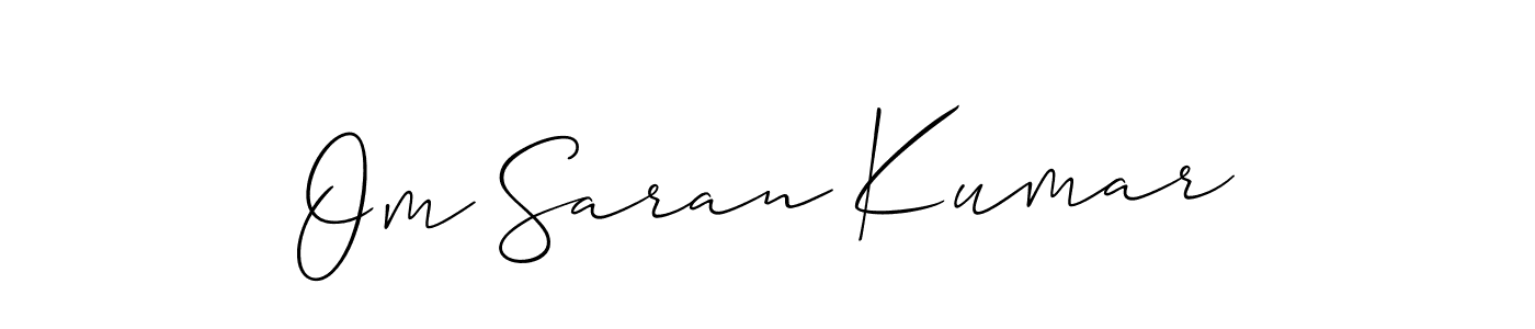 Once you've used our free online signature maker to create your best signature Allison_Script style, it's time to enjoy all of the benefits that Om Saran Kumar name signing documents. Om Saran Kumar signature style 2 images and pictures png