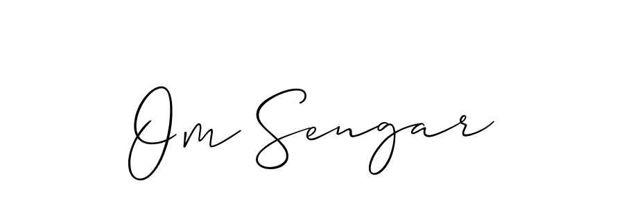 Make a beautiful signature design for name Om Sengar. Use this online signature maker to create a handwritten signature for free. Om Sengar signature style 2 images and pictures png