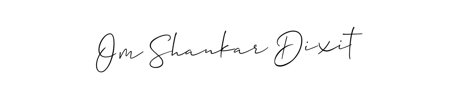 if you are searching for the best signature style for your name Om Shankar Dixit. so please give up your signature search. here we have designed multiple signature styles  using Allison_Script. Om Shankar Dixit signature style 2 images and pictures png