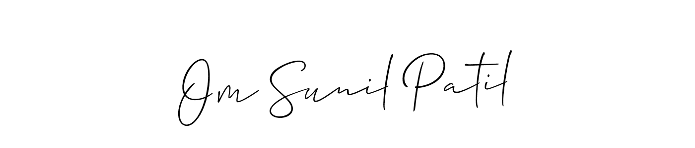 Check out images of Autograph of Om Sunil Patil name. Actor Om Sunil Patil Signature Style. Allison_Script is a professional sign style online. Om Sunil Patil signature style 2 images and pictures png