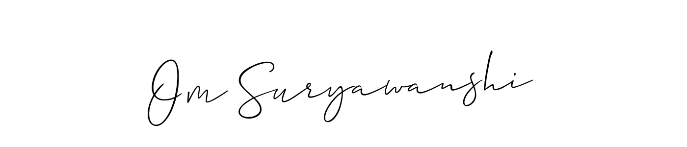 if you are searching for the best signature style for your name Om Suryawanshi. so please give up your signature search. here we have designed multiple signature styles  using Allison_Script. Om Suryawanshi signature style 2 images and pictures png