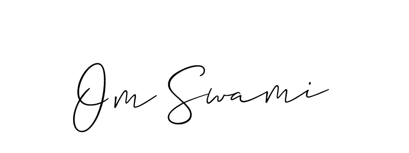 Make a short Om Swami signature style. Manage your documents anywhere anytime using Allison_Script. Create and add eSignatures, submit forms, share and send files easily. Om Swami signature style 2 images and pictures png