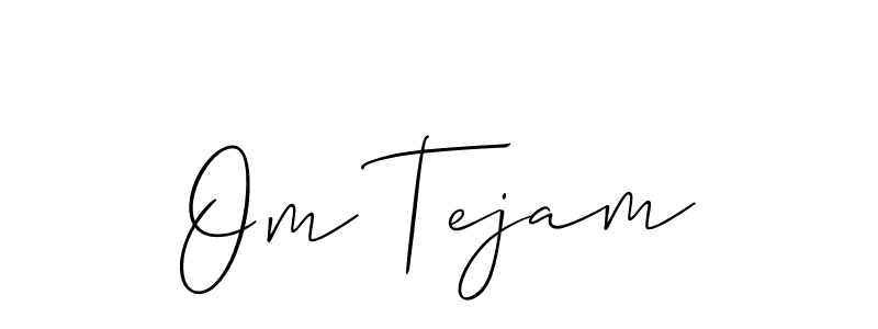 You can use this online signature creator to create a handwritten signature for the name Om Tejam. This is the best online autograph maker. Om Tejam signature style 2 images and pictures png
