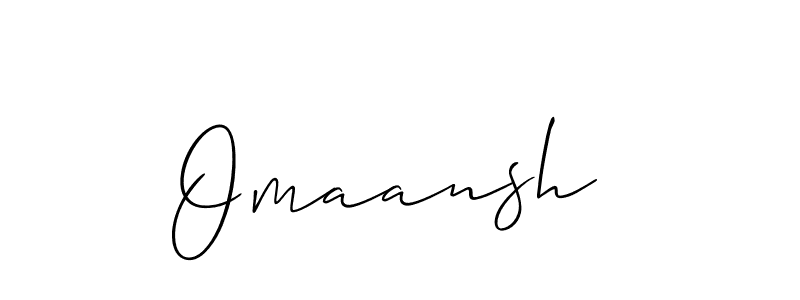 This is the best signature style for the Omaansh  name. Also you like these signature font (Allison_Script). Mix name signature. Omaansh  signature style 2 images and pictures png