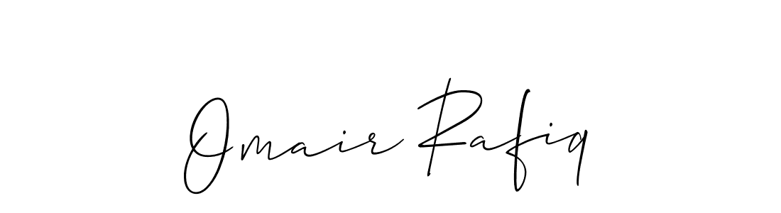 Also You can easily find your signature by using the search form. We will create Omair Rafiq name handwritten signature images for you free of cost using Allison_Script sign style. Omair Rafiq signature style 2 images and pictures png