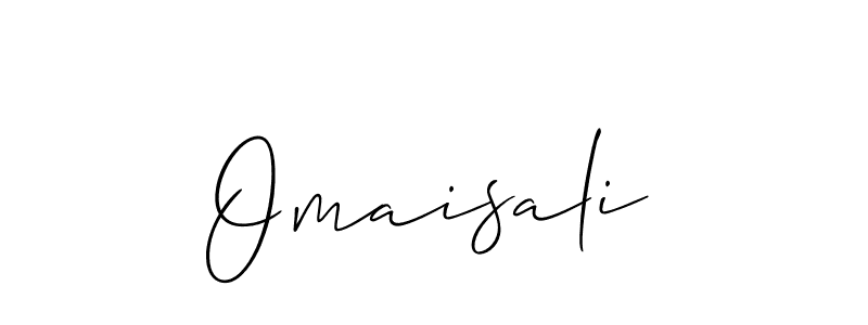 How to Draw Omaisali signature style? Allison_Script is a latest design signature styles for name Omaisali. Omaisali signature style 2 images and pictures png
