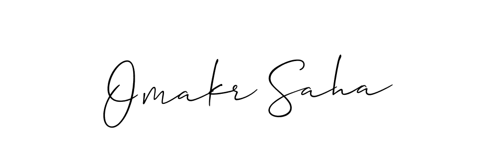 Also You can easily find your signature by using the search form. We will create Omakr Saha name handwritten signature images for you free of cost using Allison_Script sign style. Omakr Saha signature style 2 images and pictures png
