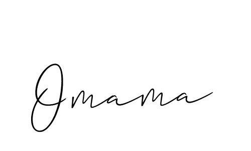 You should practise on your own different ways (Allison_Script) to write your name (Omama) in signature. don't let someone else do it for you. Omama signature style 2 images and pictures png