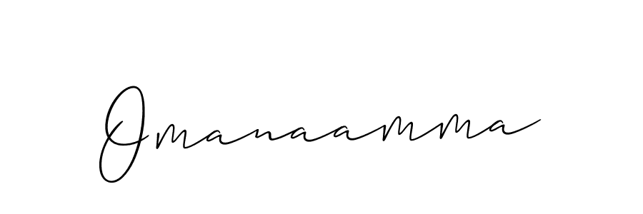 How to Draw Omanaamma signature style? Allison_Script is a latest design signature styles for name Omanaamma. Omanaamma signature style 2 images and pictures png