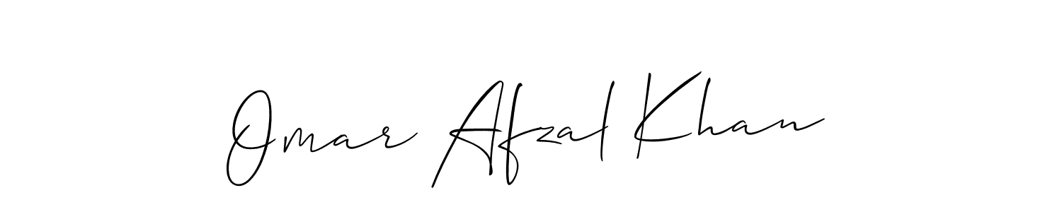 How to Draw Omar Afzal Khan signature style? Allison_Script is a latest design signature styles for name Omar Afzal Khan. Omar Afzal Khan signature style 2 images and pictures png