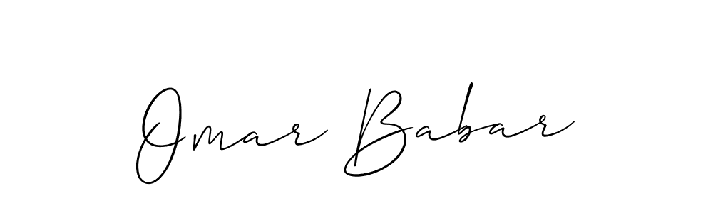 Similarly Allison_Script is the best handwritten signature design. Signature creator online .You can use it as an online autograph creator for name Omar Babar. Omar Babar signature style 2 images and pictures png