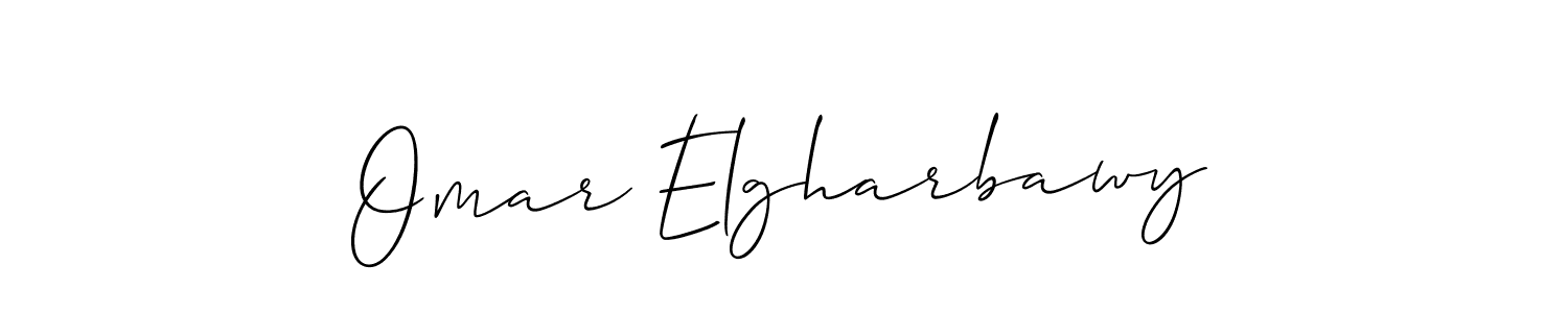 Allison_Script is a professional signature style that is perfect for those who want to add a touch of class to their signature. It is also a great choice for those who want to make their signature more unique. Get Omar Elgharbawy name to fancy signature for free. Omar Elgharbawy signature style 2 images and pictures png