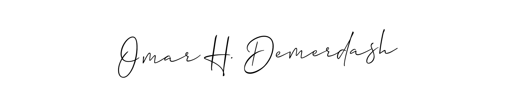 Check out images of Autograph of Omar H. Demerdash name. Actor Omar H. Demerdash Signature Style. Allison_Script is a professional sign style online. Omar H. Demerdash signature style 2 images and pictures png