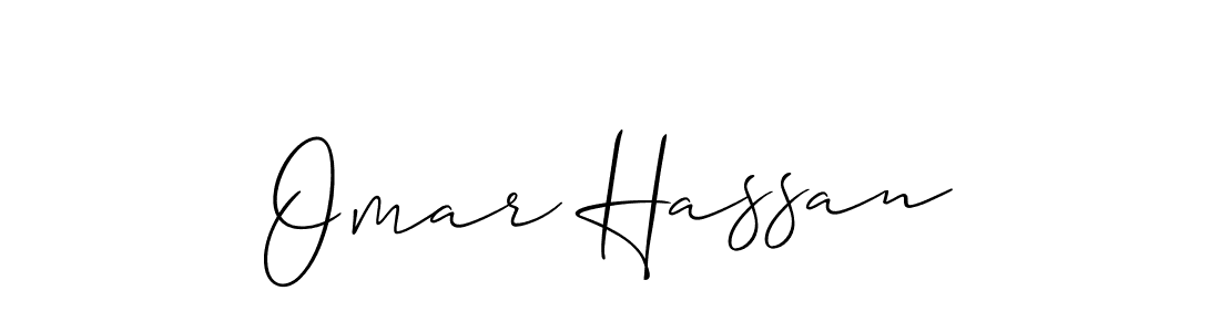 How to Draw Omar Hassan signature style? Allison_Script is a latest design signature styles for name Omar Hassan. Omar Hassan signature style 2 images and pictures png